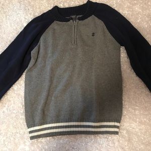 IZOD kids quarter zip sweater